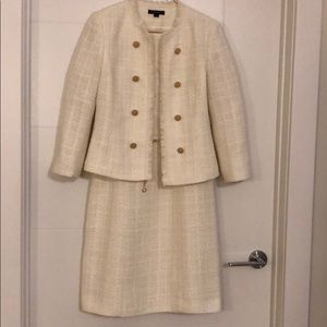 TAHARI ,KNIT SHEATH DRESS AND JACKET